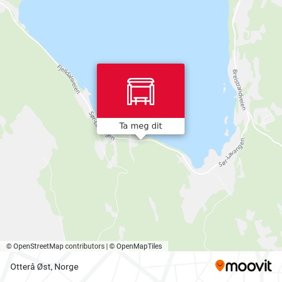 Otterå Øst kart