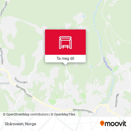 Skårsveen kart