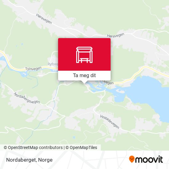 Nordaberget kart