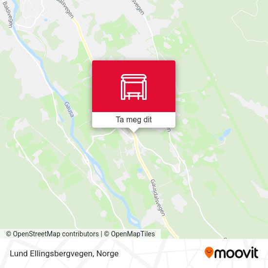 Lund Ellingsbergvegen kart
