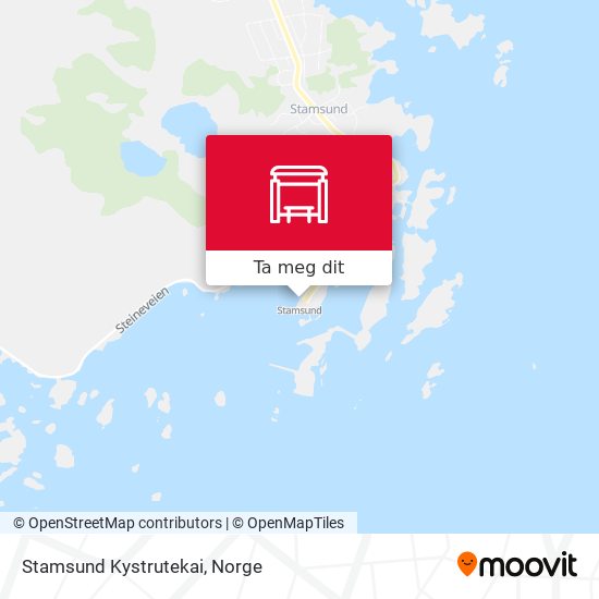 Stamsund Kystrutekai kart