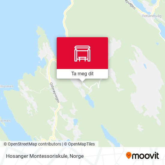 Hosanger Montessoriskule kart