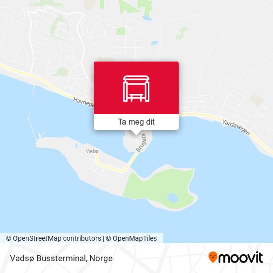 Vadsø Bussterminal kart