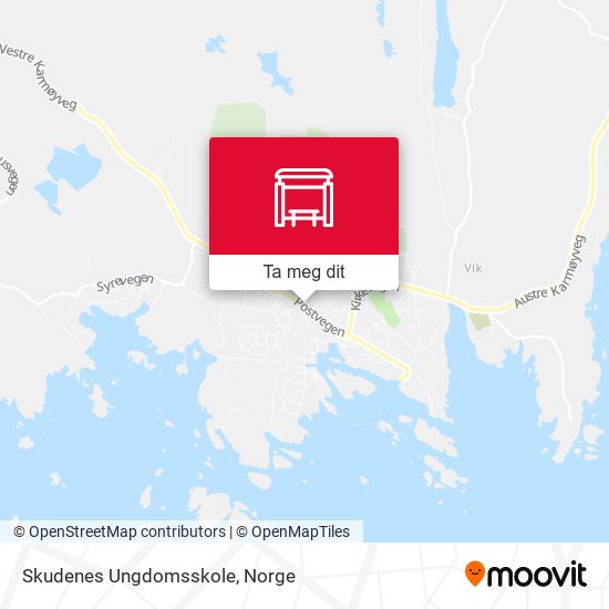 Skudenes Ungdomsskole kart