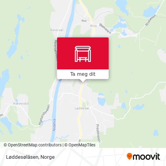 Løddesølåsen kart