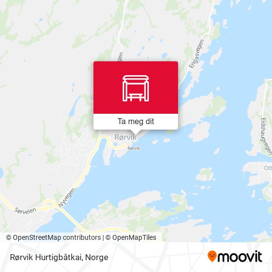 Rørvik Hurtigbåtkai kart