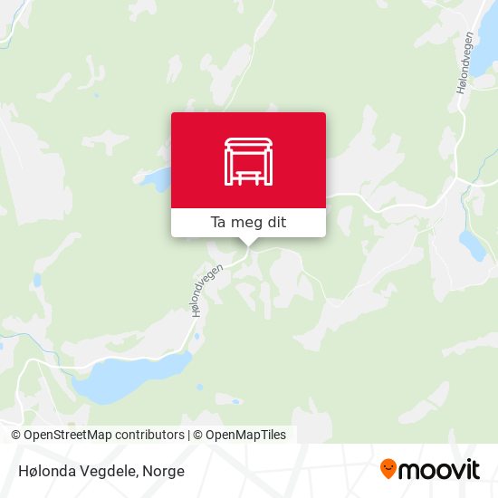 Hølonda Vegdele kart