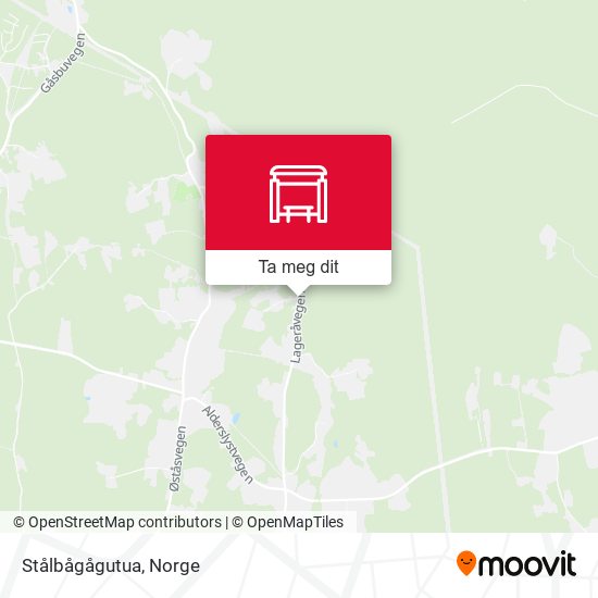 Stålbågågutua kart