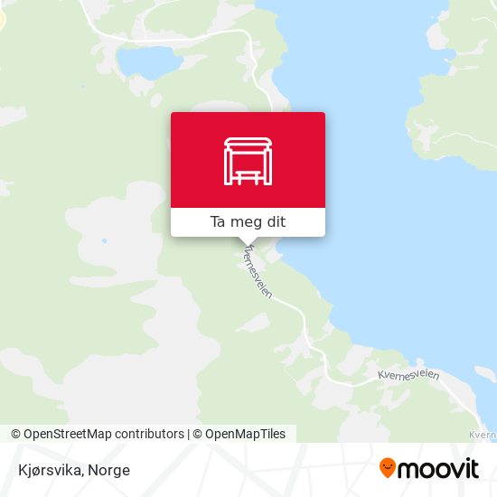 Kjørsvika kart