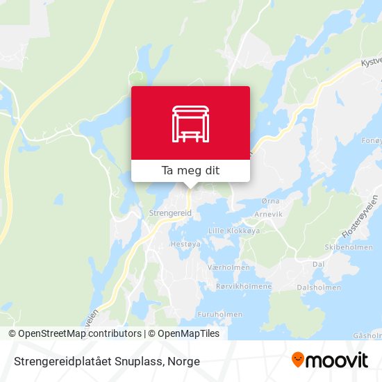 Strengereidplatået Snuplass kart