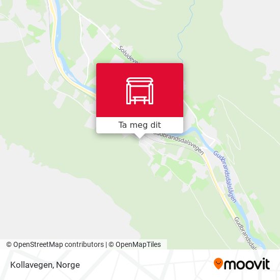 Kollavegen kart