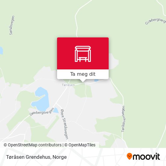 Tøråsen Grendehus kart