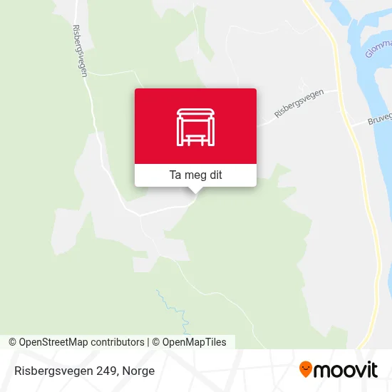 Risbergsvegen 249 kart