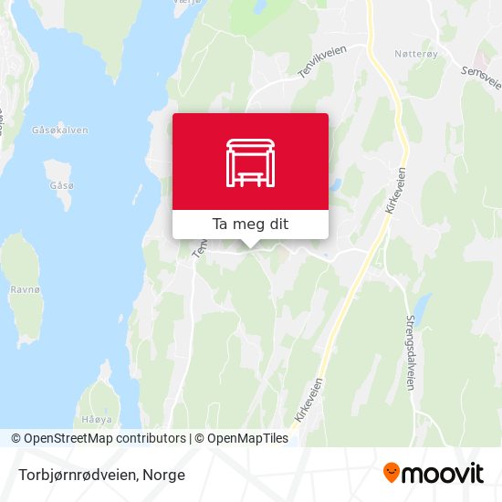 Torbjørnrødveien kart