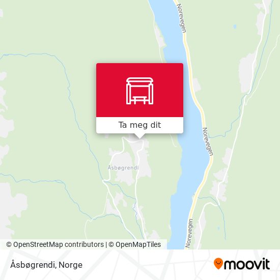 Åsbøgrendi kart