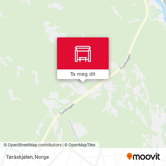 Tøråskjølen kart