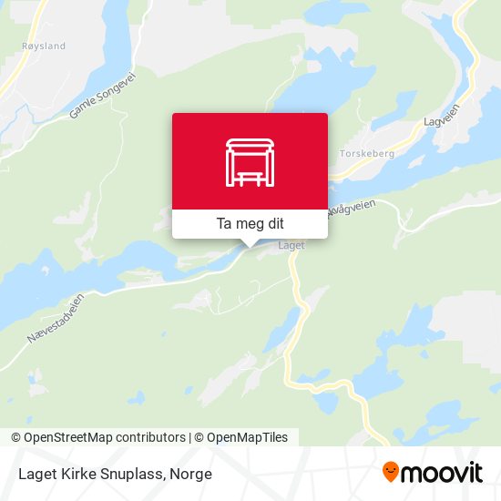 Laget Kirke Snuplass kart