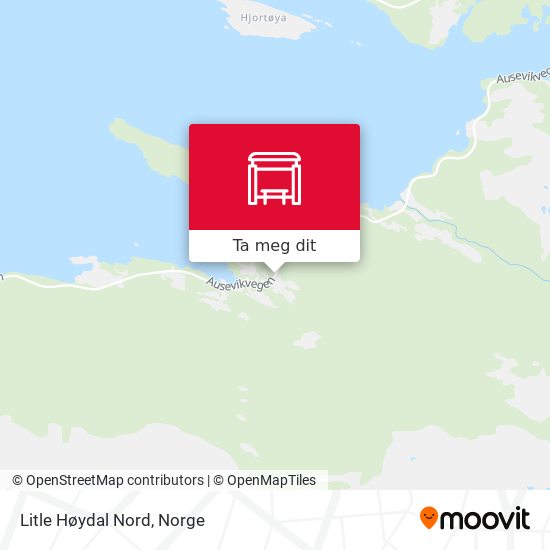 Litle Høydal Nord kart