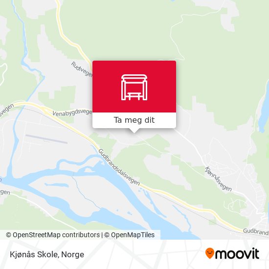 Kjønås Skole kart