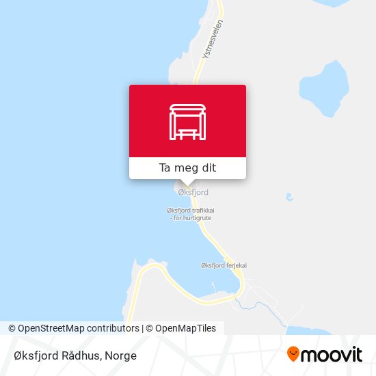 Øksfjord Rådhus kart