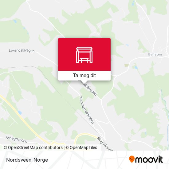 Nordsveen kart