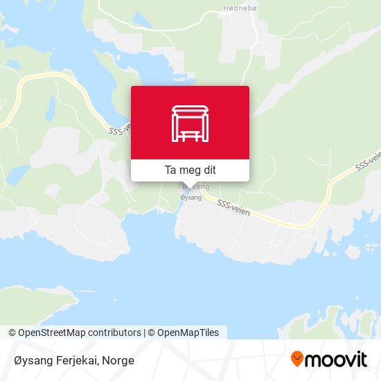Øysang Ferjekai kart