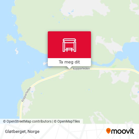 Gløtberget kart