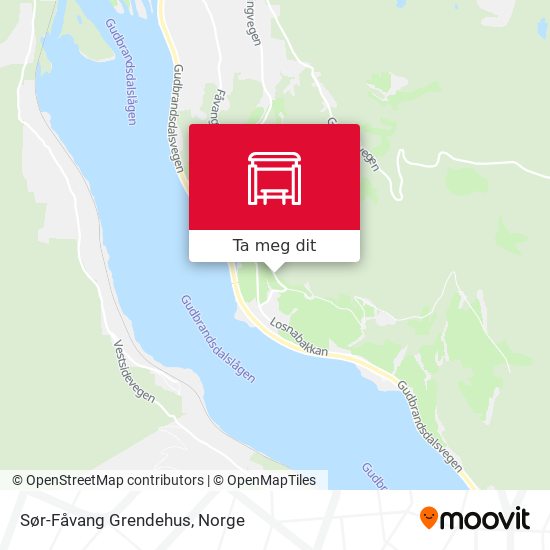 Sør-Fåvang Grendehus kart