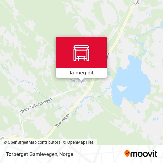 Tørberget Gamlevegen kart