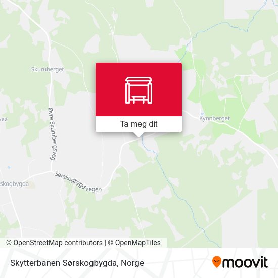 Skytterbanen Sørskogbygda kart