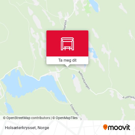 Holsæterkrysset kart