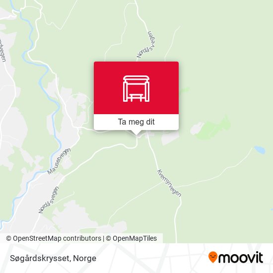 Søgårdskrysset kart