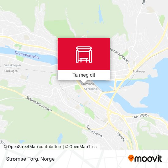 Strømsø Torg kart