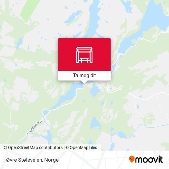 Øvre Støleveien kart
