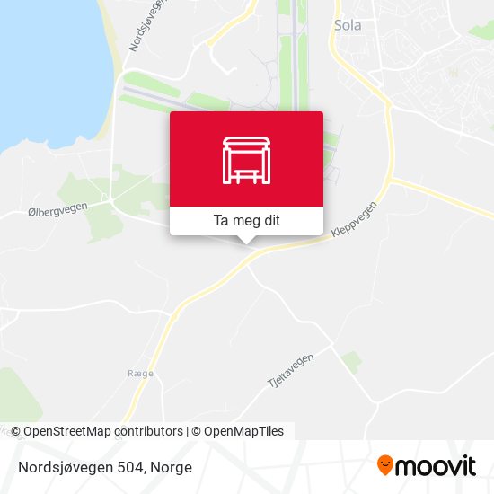 Nordsjøvegen 504 kart