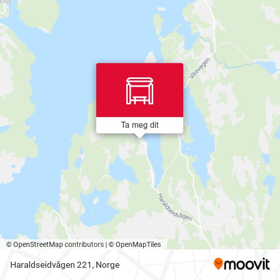 Haraldseidvågen 221 kart