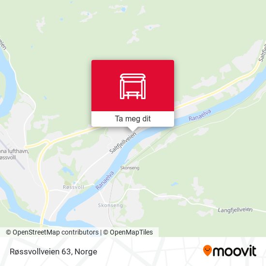 Røssvollveien 63 kart