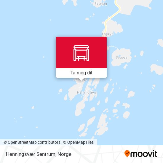 Henningsvær Sentrum kart