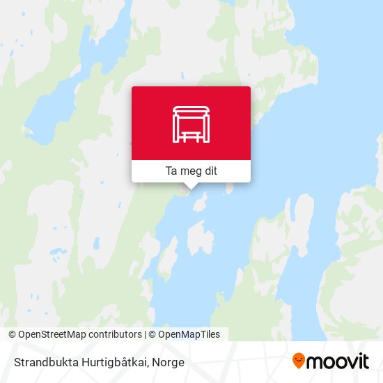 Strandbukta Hurtigbåtkai kart