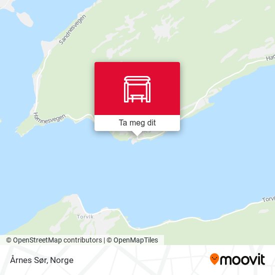 Årnes Sør kart