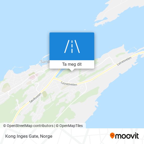 Kong Inges Gate kart