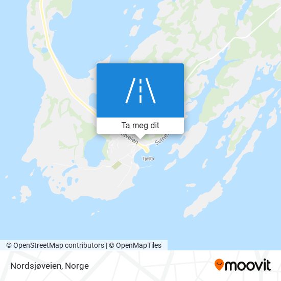 Nordsjøveien kart