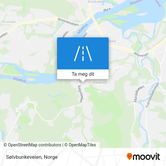 Sølvbunkeveien kart