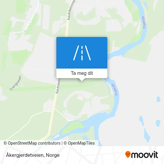 Åkergjerdetveien kart