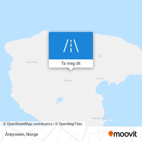 Årøyveien kart