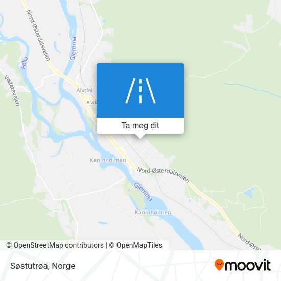 Søstutrøa kart