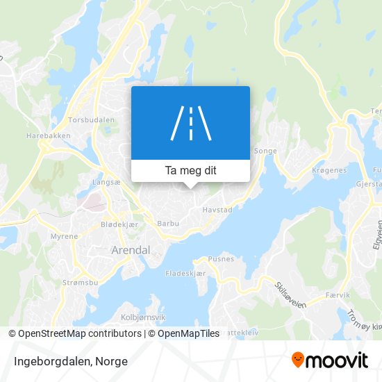 Ingeborgdalen kart