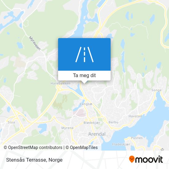 Stensås Terrasse kart
