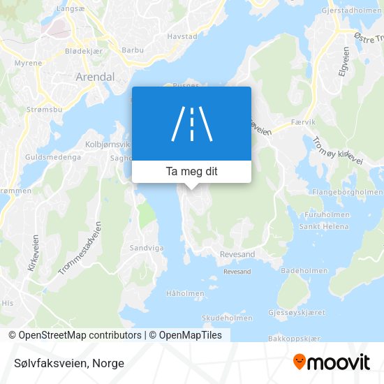 Sølvfaksveien kart