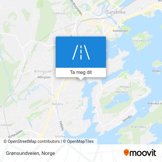 Grønsundveien kart